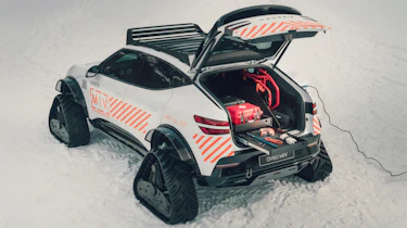 Genesis GV60 Mountain Intervention Vehicle Concept - rear 3/4