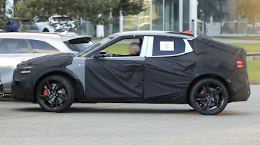 Genesis GV60 Magma spy shot - side profile