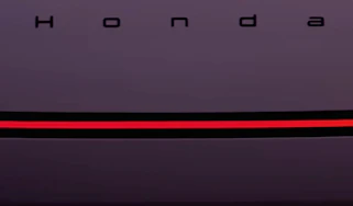 Honda logo and light bar