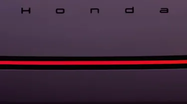 Honda logo and light bar