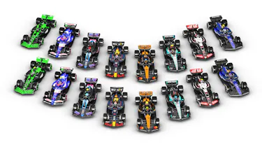 Selection of Hot Wheels F1 cars