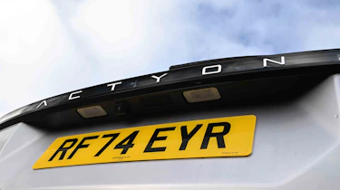 KGM Actyon - tailgate, 'Actyon' badge