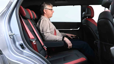 KGM Actyon - rear seats with Auto Express Editor, Paul Barker
