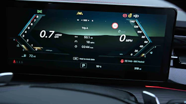 KGM Actyon - digital instrument cluster