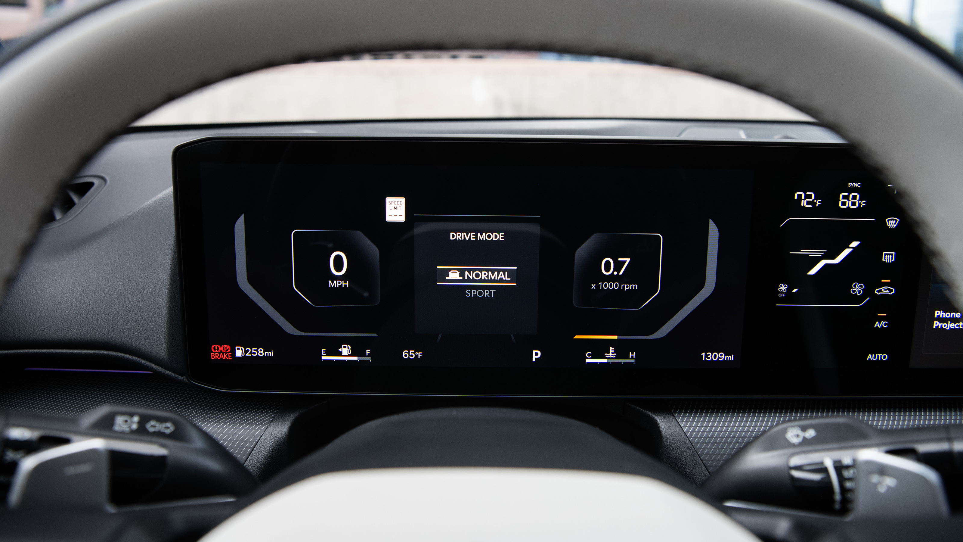 Kia K4 - dashboard screen