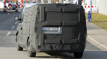 Kia PV5 spies - rear end