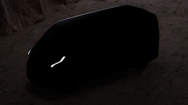 Kia PV5 silhouette - front overhead