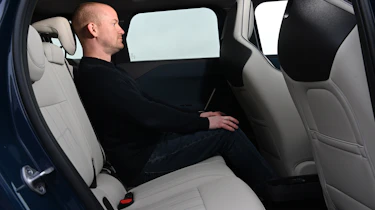 Alex Ingram sat in the MINI Aceman