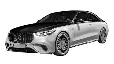 Mercedes-Maybach S-Class coupé - silver front 3/4