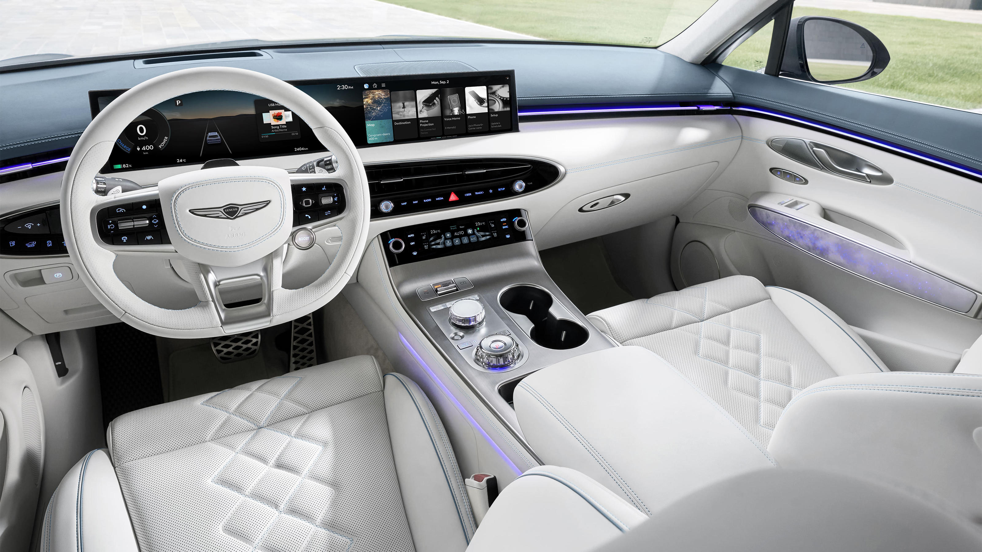 New 2025 Genesis Electrified GV70 - interior overview