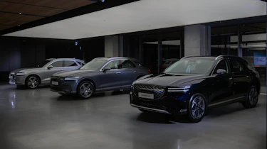 New 2025 Genesis Electrified GV70 - line-up right to left