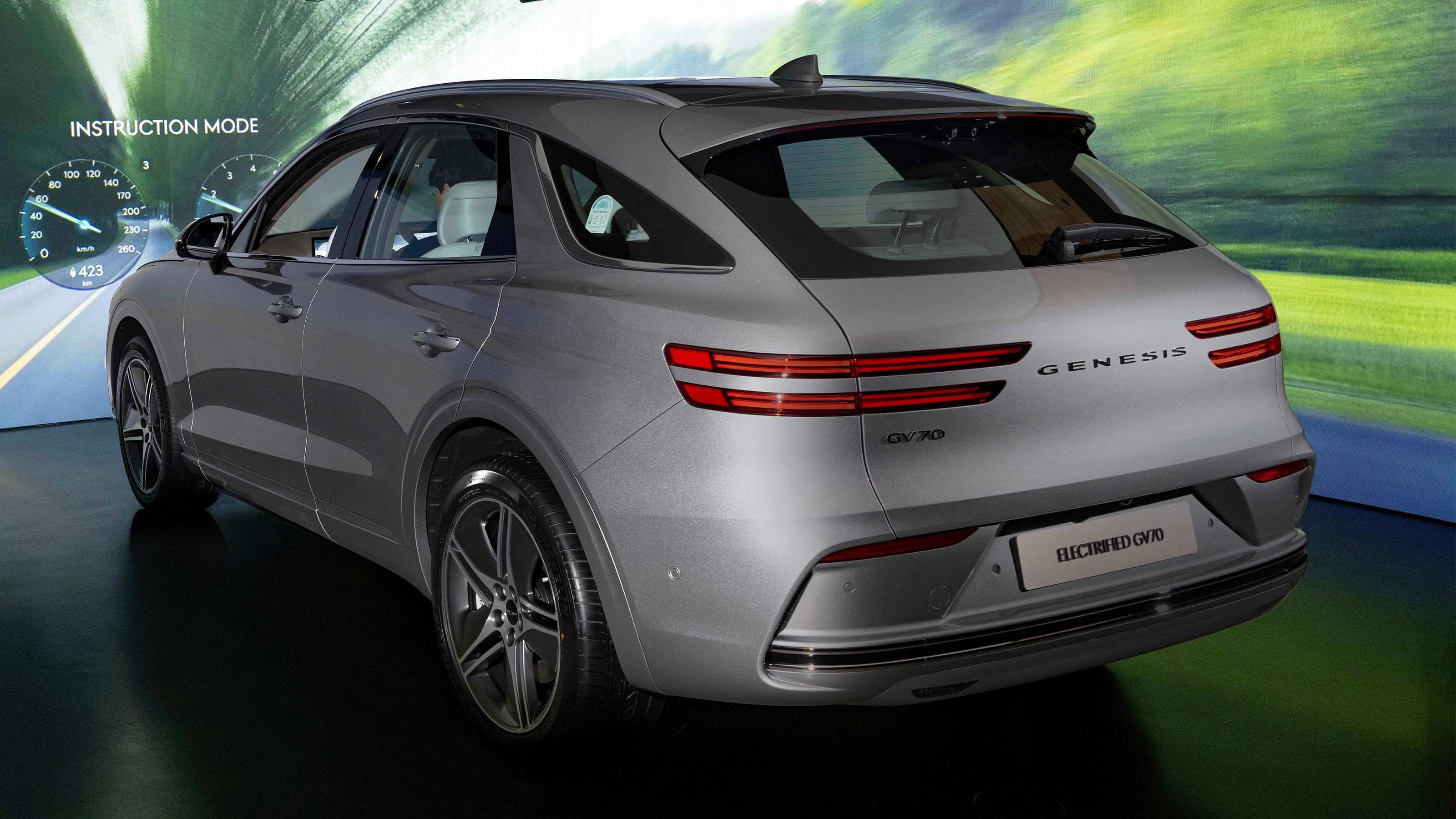 New 2025 Genesis Electrified GV70 - rear 3/4 simulator