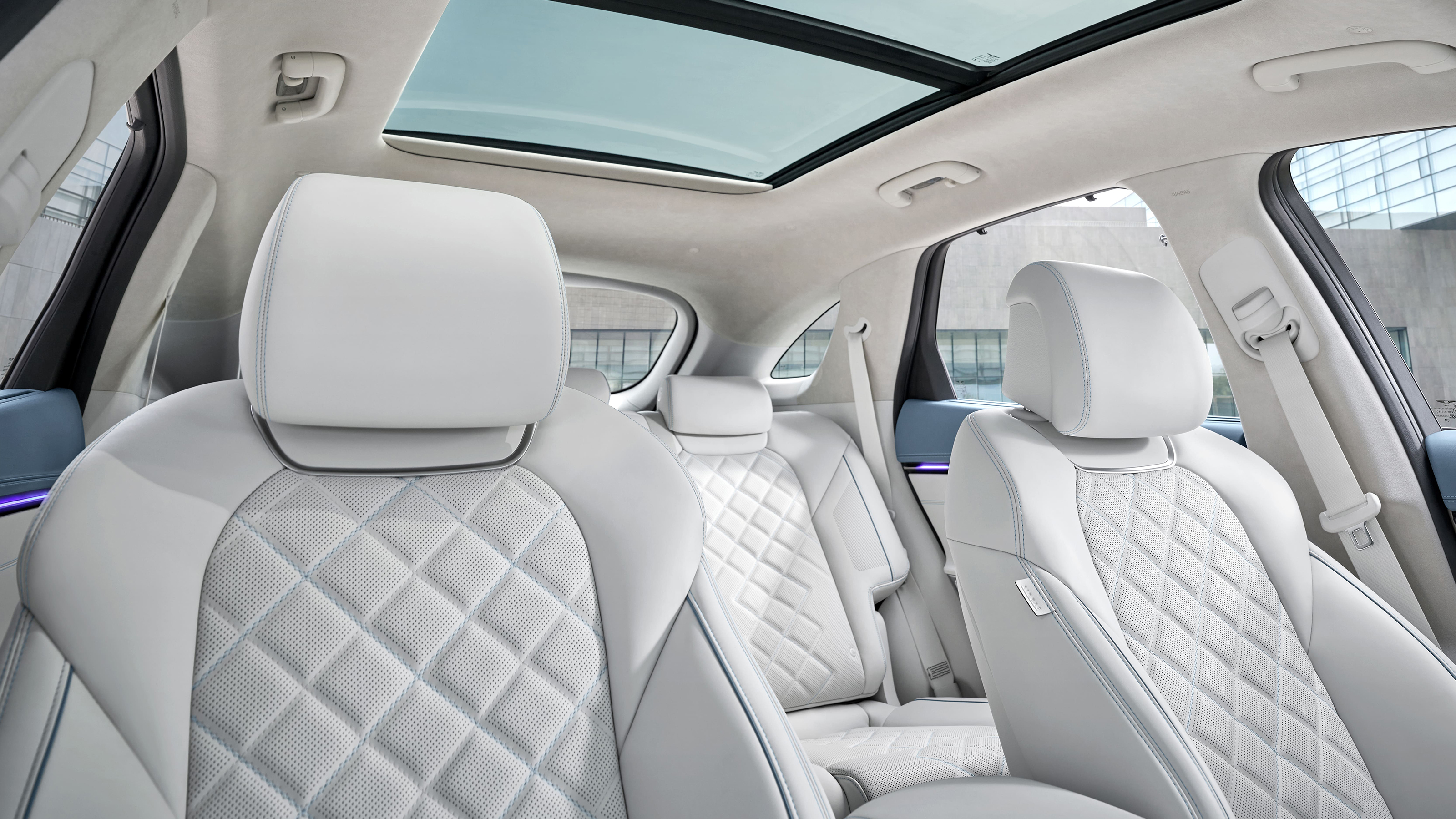 New 2025 Genesis Electrified GV70 - seats and sunroof