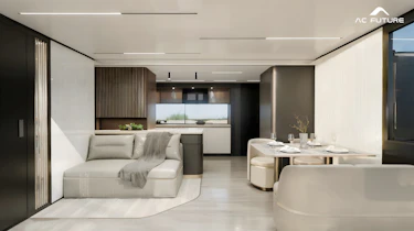 Pininfarina AI Transformer Home Trailer - living area