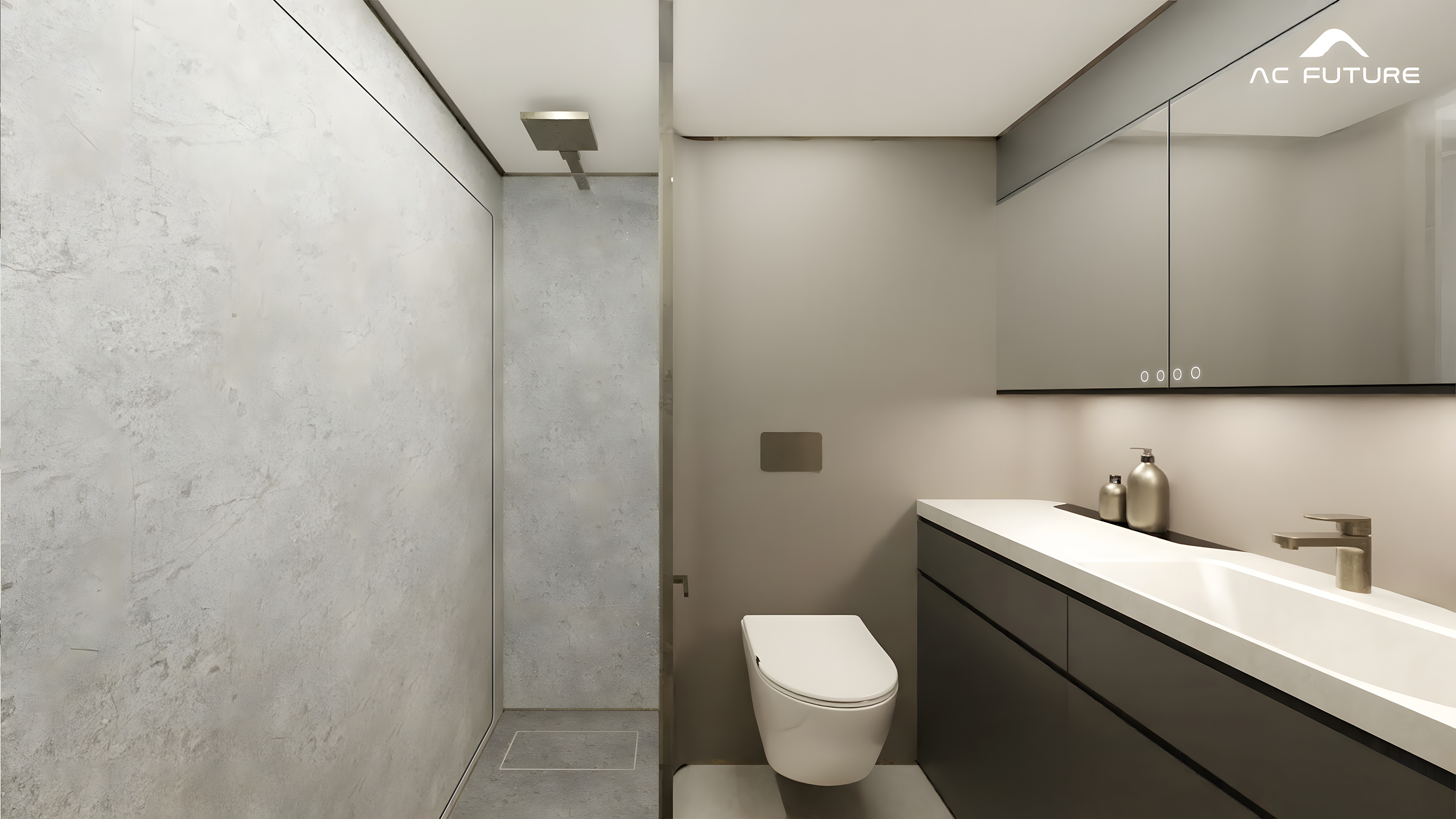 Pininfarina AI Transformer Home Trailer - bathroom