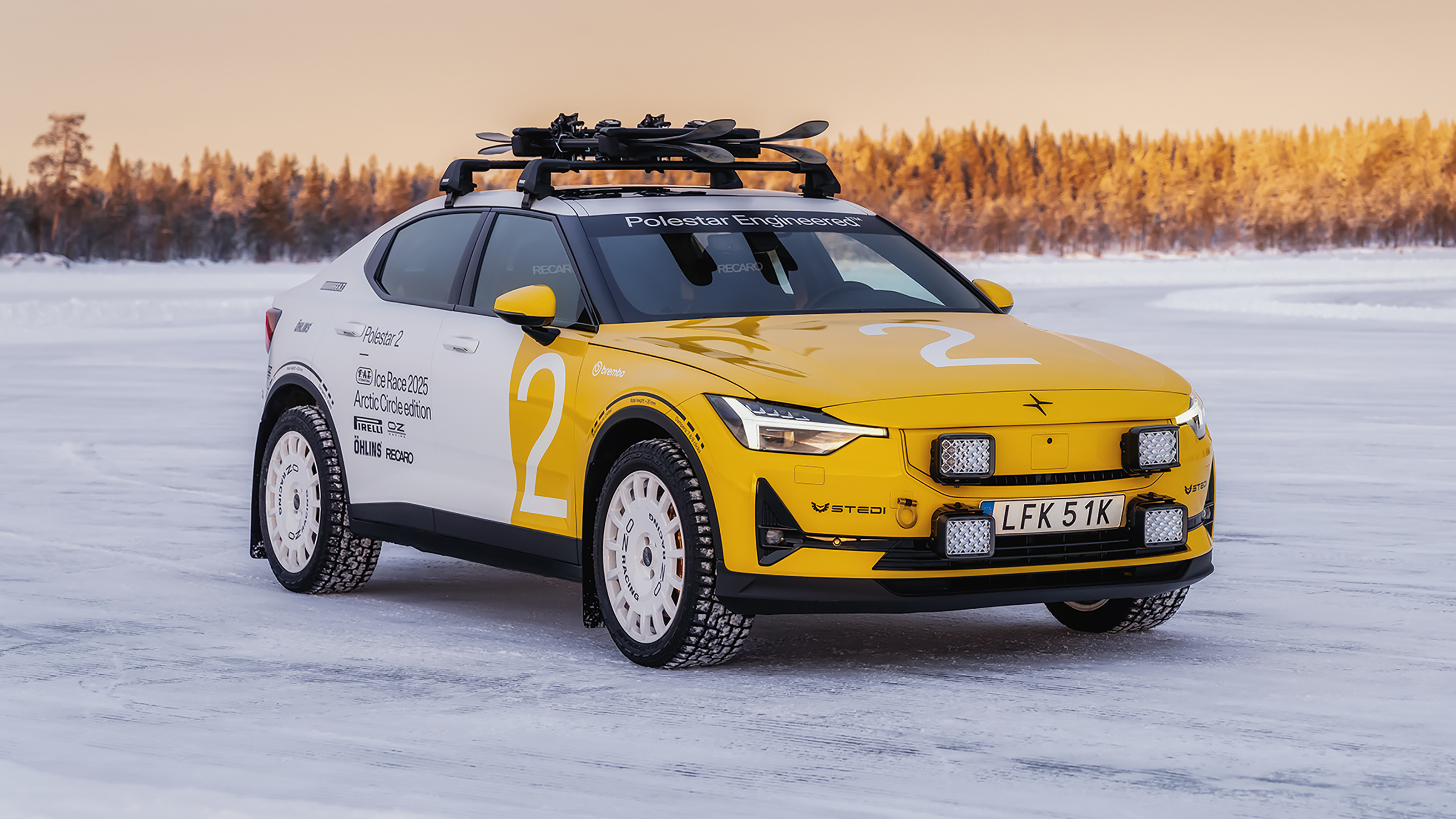 Polestar 2 Arctic Circle car - front