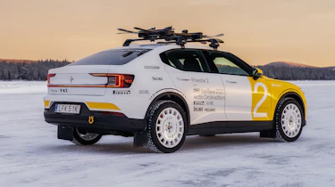 Polestar 2 Arctic Circle car - rear