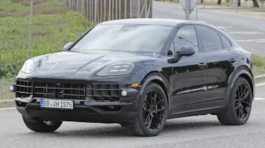 Porsche Cayenne Coupe Facelift spies - front 3/4