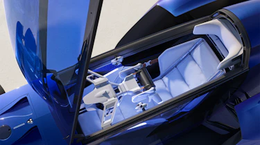 Renault Filante Record 2025 - open cockpit overhead