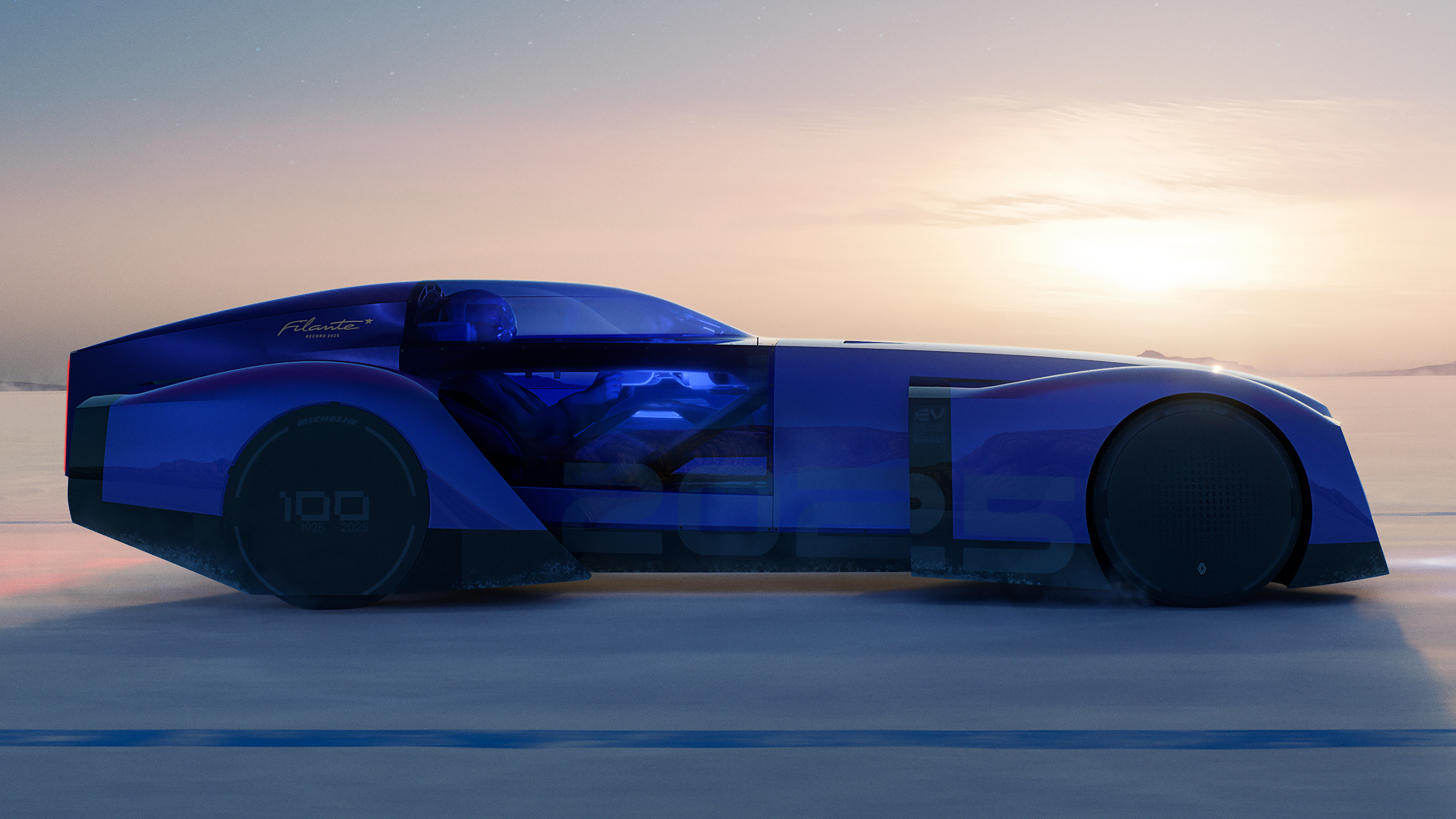 Renault Filante Record 2025 - side profile