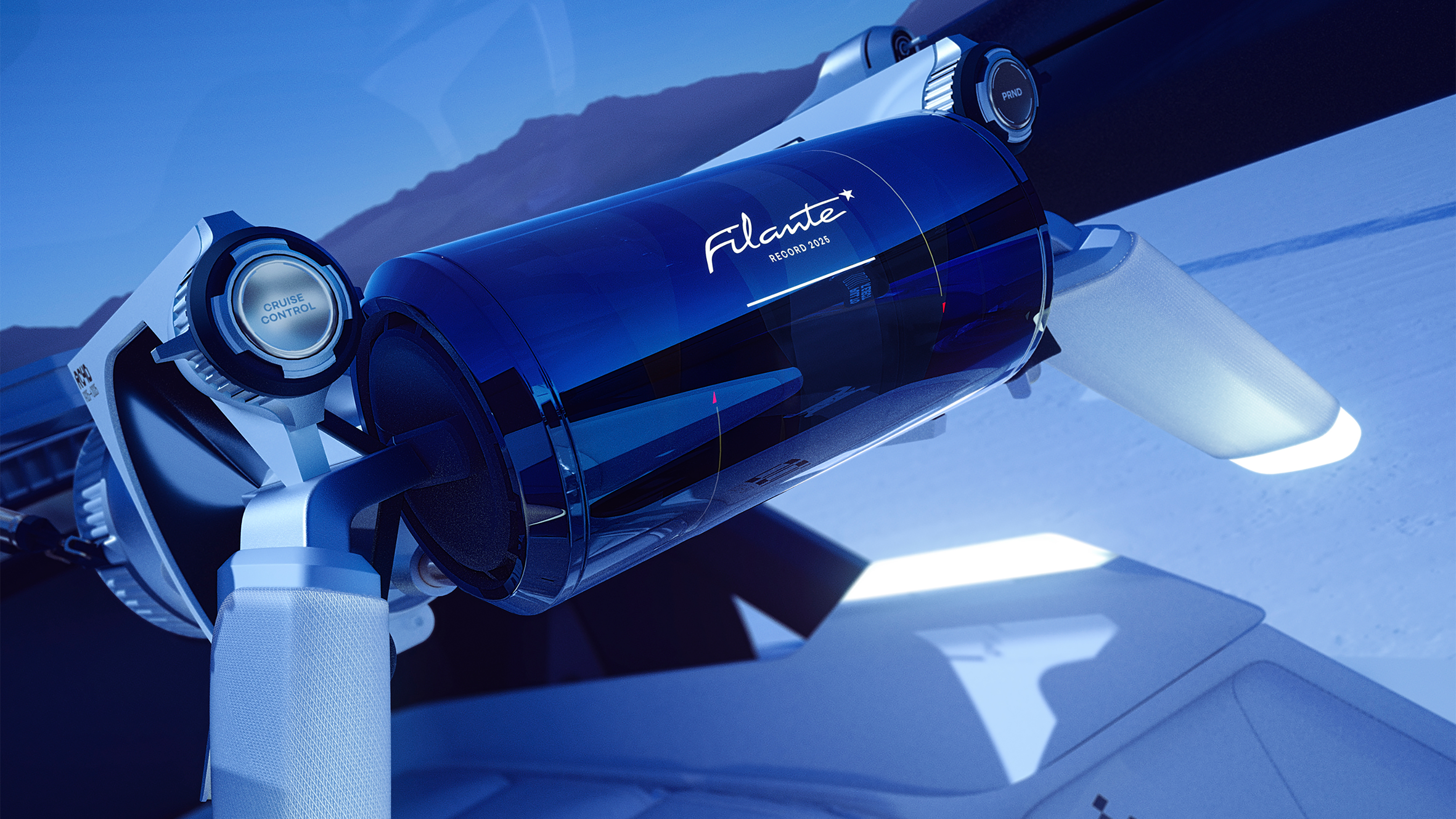 Renault Filante Record 2025 - steering wheel