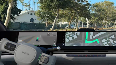 SHM Afeela 1 - display and navigation
