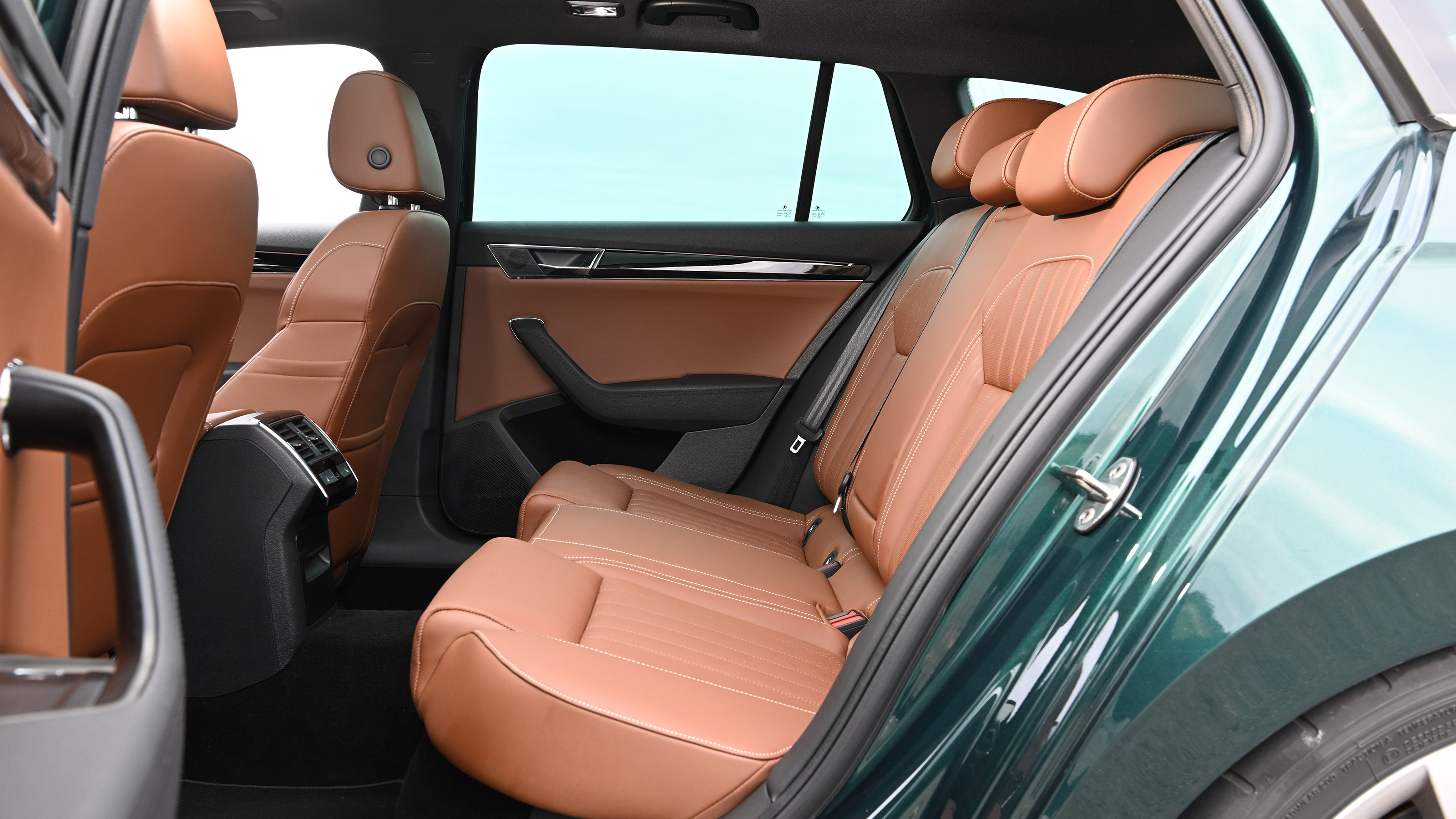 Steve Sutcliffe sat in the Skoda Superb Sleeper Edition