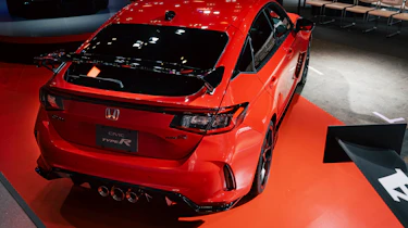 Honda Civic Type R Racing Black at the Tokyo Auto Salon - rear static