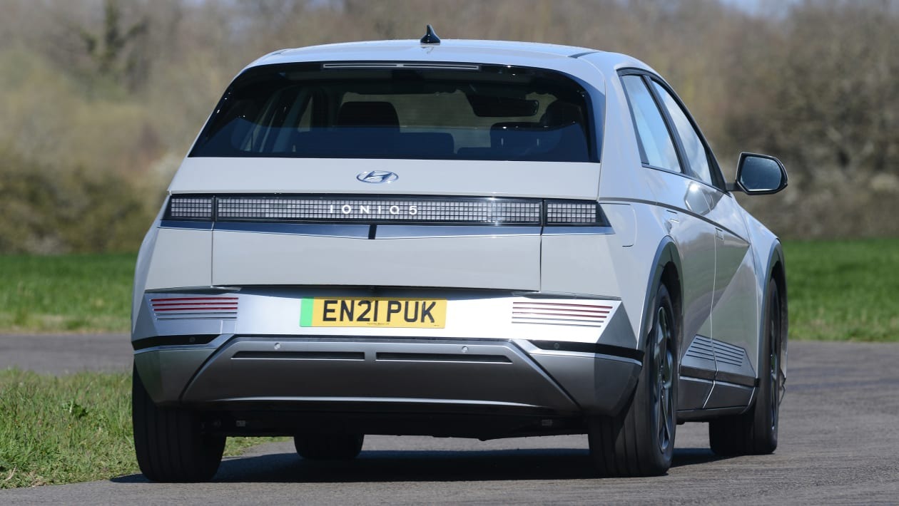 Used Hyundai Ioniq 5 - rear cornering