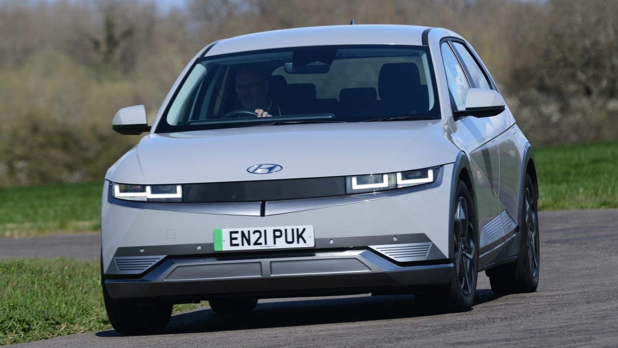 Used Hyundai Ioniq 5 - front cornering