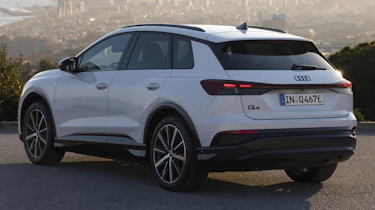 New Audi Q4 e-tron 40 - rear angled