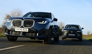 BMW X3 and Lexus NX - front tracking
