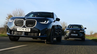 BMW X3 and Lexus NX - front tracking