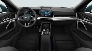 BMW iX2 Shadow Edition - front interior