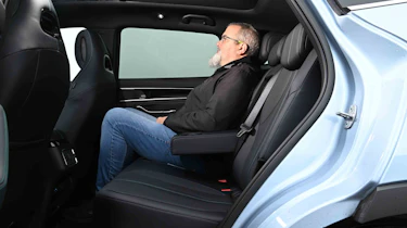 BYD Seal U - rear seats with Senior test editor, Dean Gibson