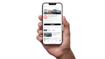 Smartphone showing the Auto Express website