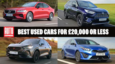 Best used cars for £20,000 or less - header image