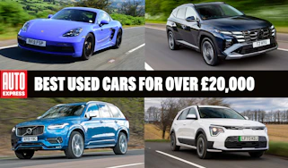 Best used cars for over £20,000 - header image
