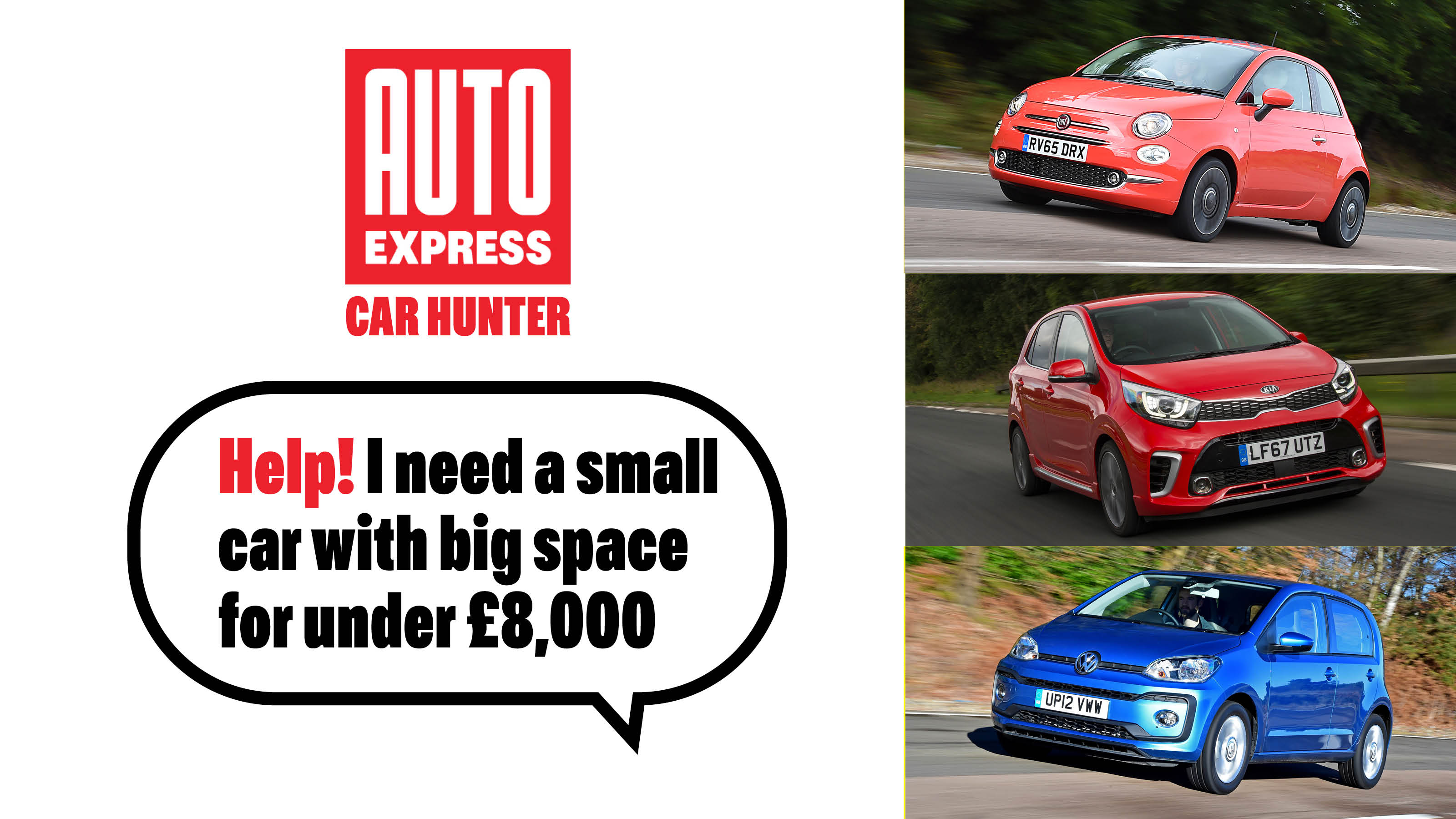 Car Hunter 'small car with big space' - header image