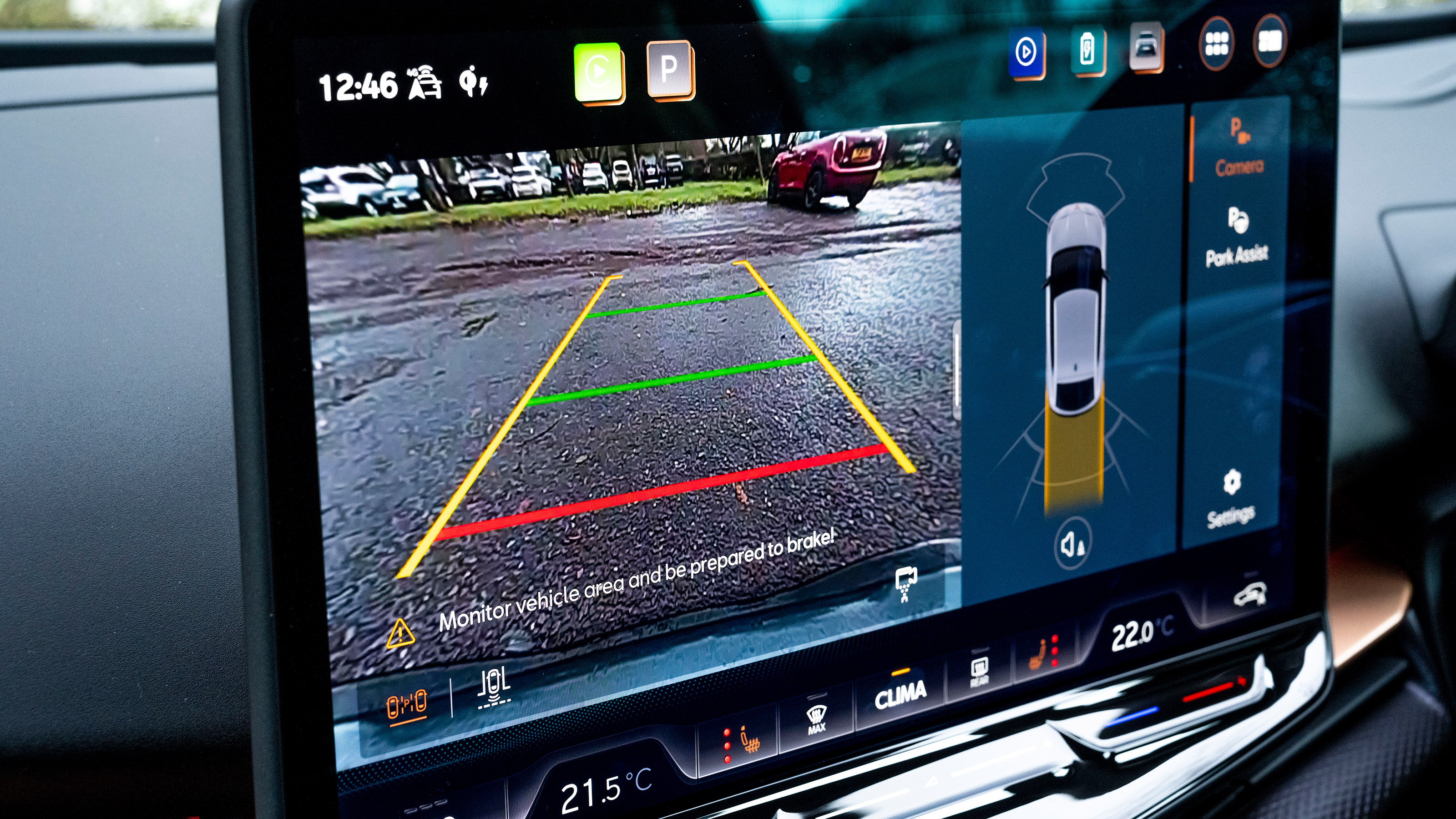 Cupra Tavascan long termer - parking camera