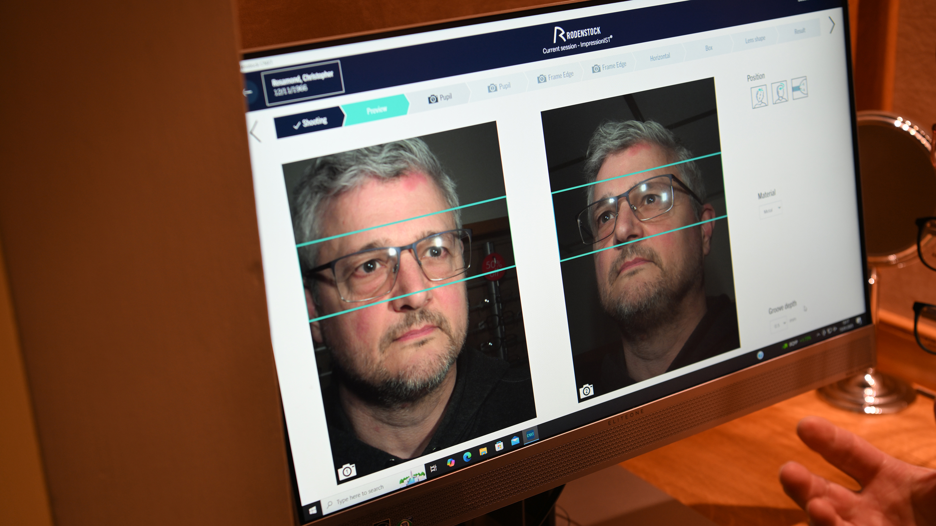 Auto Express consumer editor Chris Rosamond's pictures on a computer screen