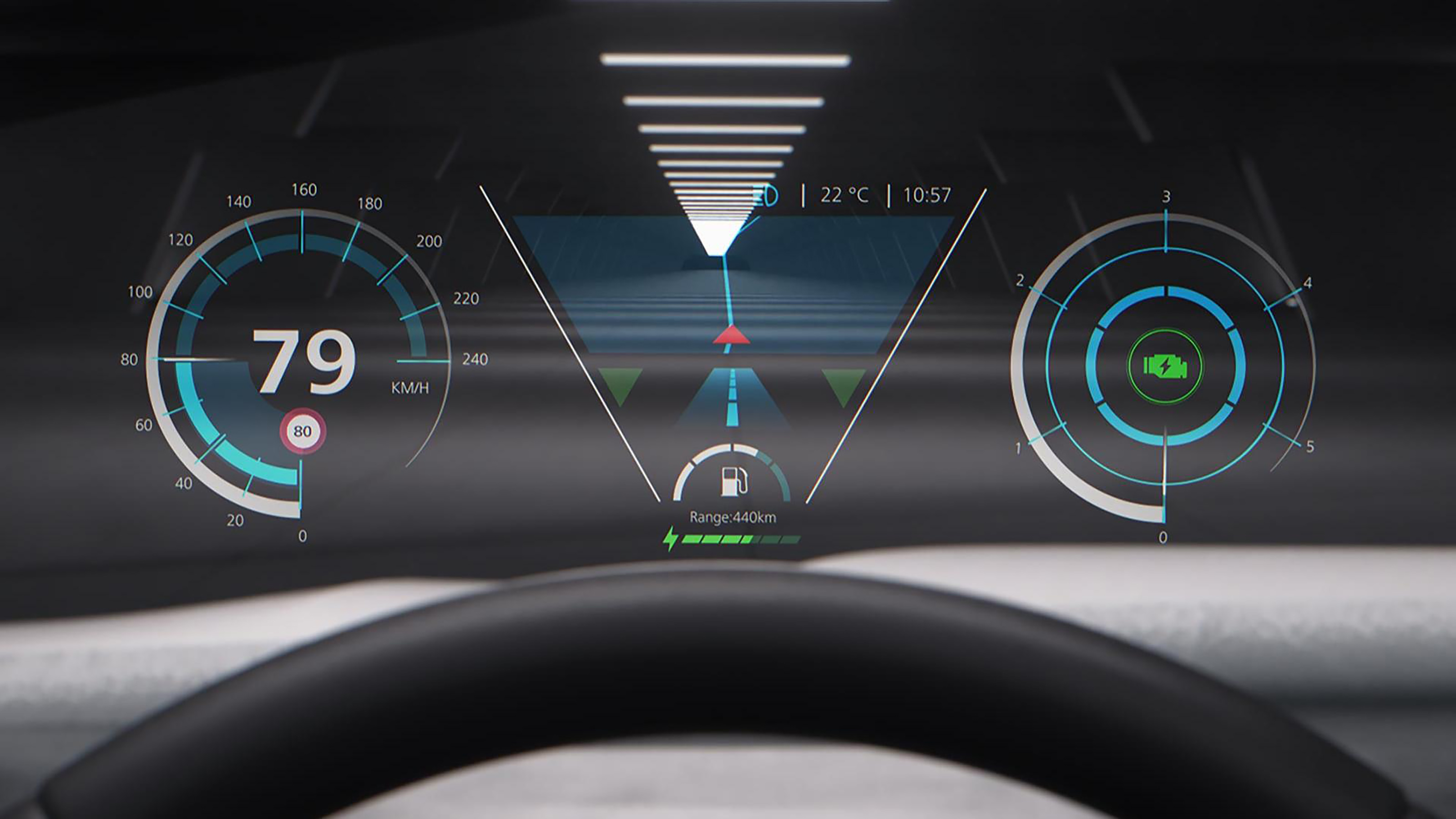 Hyundai full-width HUD