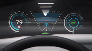 Hyundai full-width HUD