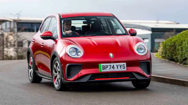 Ora 03 GT - front cornering, left