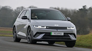Hyundai Ioniq 5 N Line S - front cornering