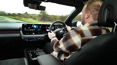 Ellis Hyde driving the Hyundai Ioniq 5 N Line S