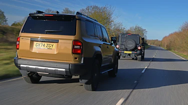Toyota Land Cruiser and Ineos Grenadier - rear tracking