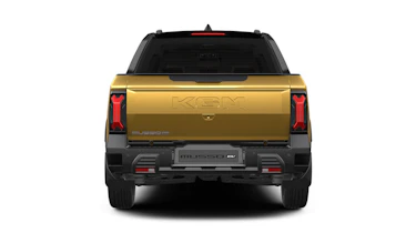 KGM Musso EV (gold) - rear static