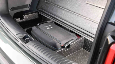KGM Torres EVX - under floor storage