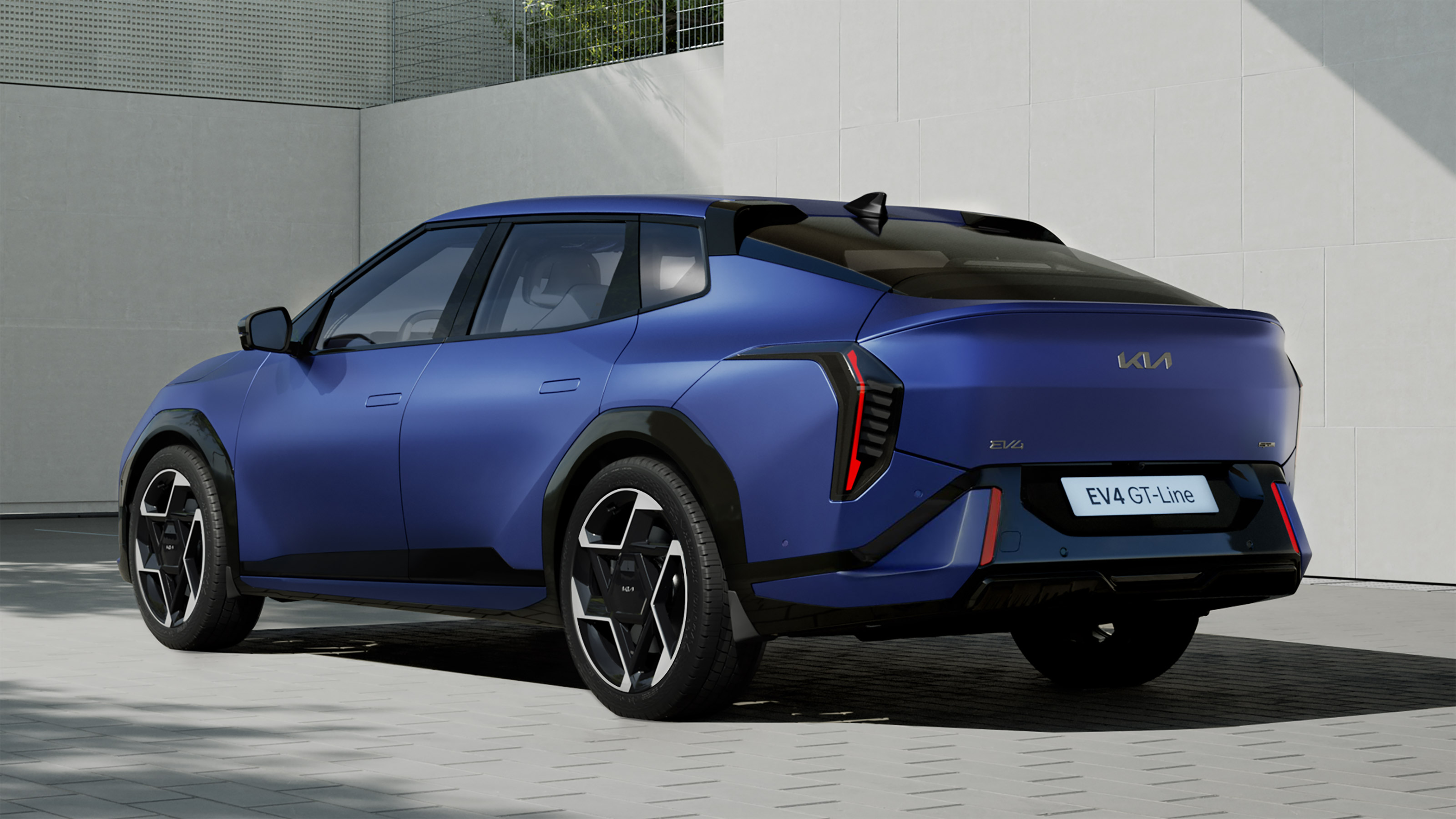 Kia EV4 saloon - rear